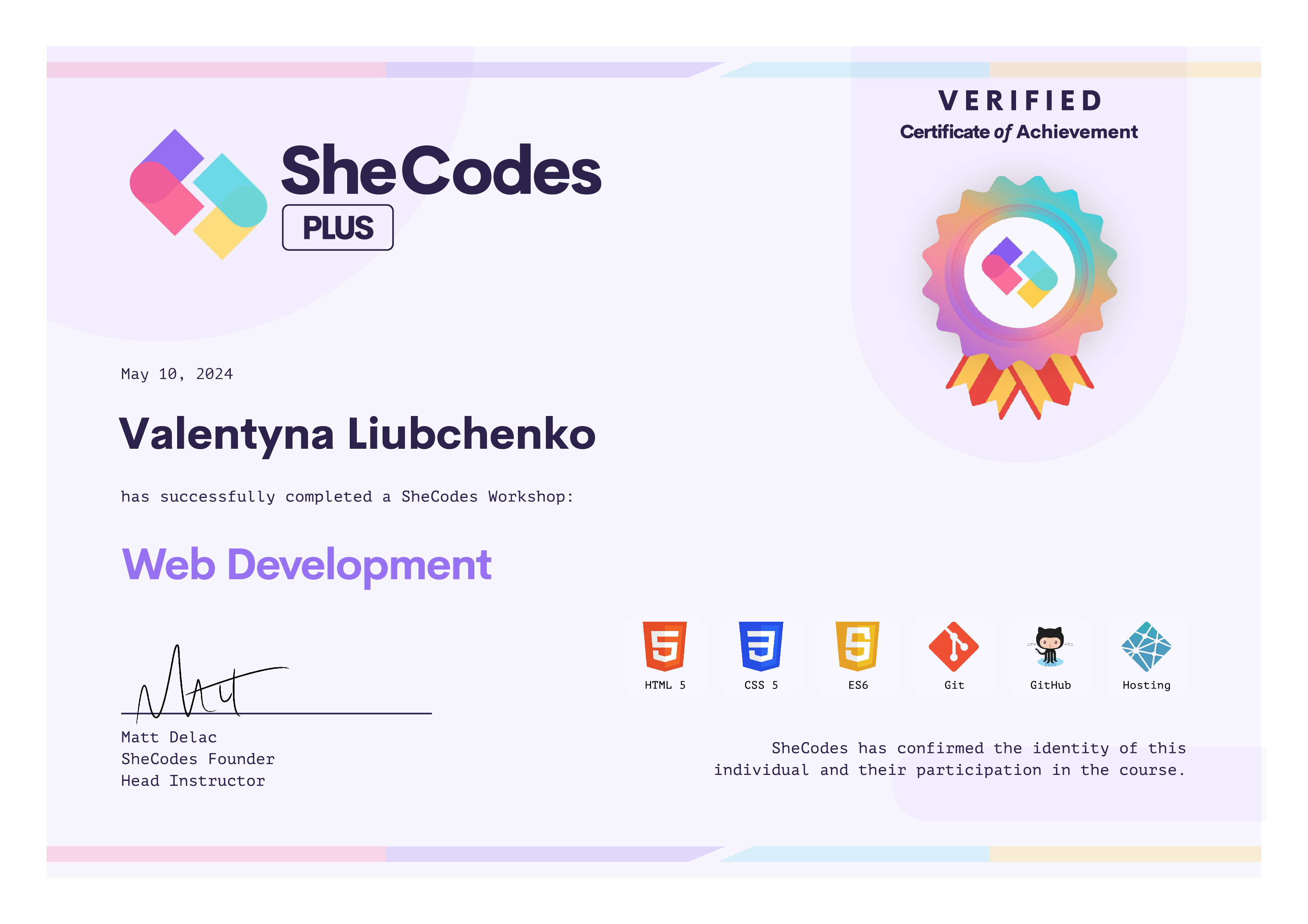 certificate-plus